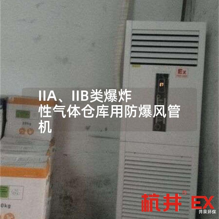 IIA、IIB類爆炸性氣體倉庫用防爆風(fēng)管機(jī)